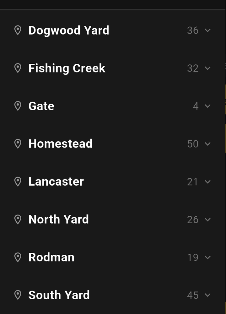 Your apiaries and their colonies, one tap from the console.